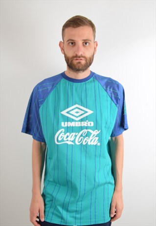 VINTAGE UMBRO PRO TRAINING T-SHIRT BRASIL 90'S (1595)