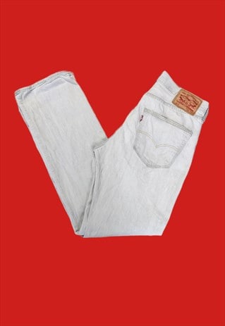 Levi's 501's Denim Jeans Straight Leg Size W33 L32