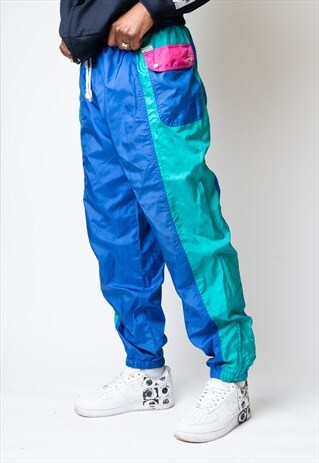 VINTAGE MULTICOLOURED TRACKSUIT BOTTOMS