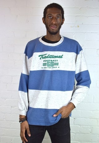 VINTAGE 90'S STRIPED SWEATSHIRT