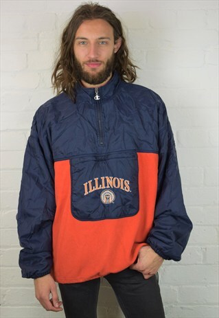 VINTAGE 90'S CHAMPION 1/4 ZIP JACKET