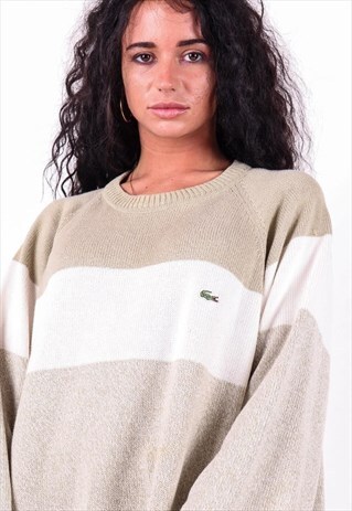 VINTAGE LACOSTE KNITTED JUMPER AWK75