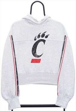 Vintage Cincinnati Bearcats Grey Cropped Hoodie Womens