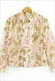 VINTAGE FLORAL SKIRT SUIT SET SUMMER COORDINATE