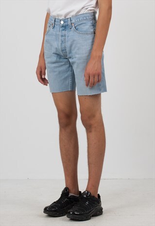VINTAGE RETRO BLUE LEVI'S 501 FIT MINI DENIM SHORTS