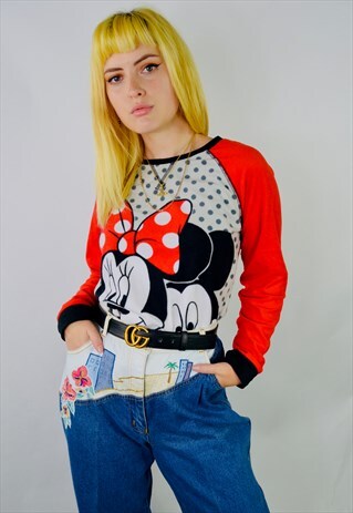 VINTAGE MICKEY MOUSE FLEECE SWEATSHIRT