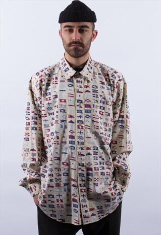 TOMMY HILFIGER FLAG SHIRT