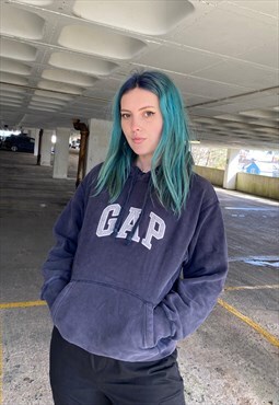 Vintage 90s GAP Heavy Cotton Embroidered Hoodie