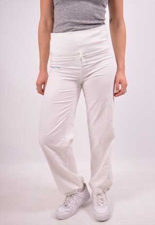 VINTAGE NIKE TRACKSUIT TROUSERS WHITE