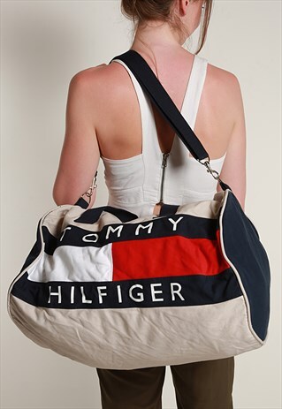 90'S TOMMY HILFIGER CANVAS BAG