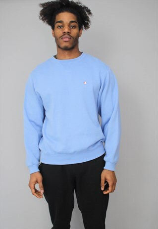 VINTAGE CHAMPION BABY BLUE SWEATSHIRT