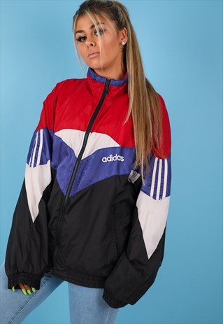 VINTAGE ADIDAS SHELL JACKET IN MULTI NJ663