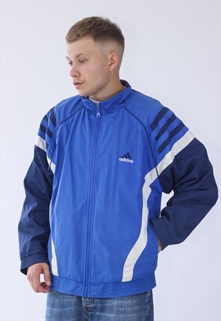90S VINTAGE MENS ADIDAS TRACK SUIT LOGO JACKET