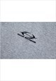 RAISED NECK HOODIE UTILITY TOP GORPCORE JUMPER IN GREY