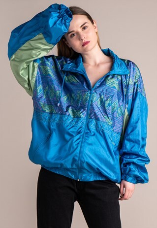VINTAGE OVERSIZED RAVE TRACK JACKET