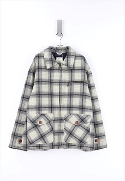 Levi's Vintage Checked Jacket in Grey  - XL