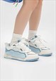 CHUNKY SOLE TRAINERS RAVER SNEAKERS PLATFORM SKATER SHOES 