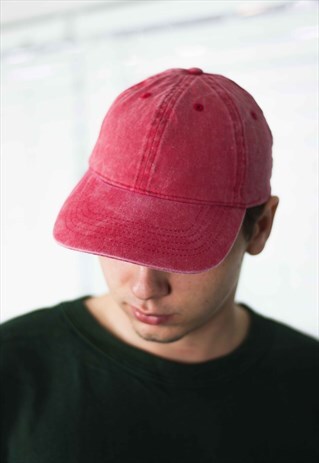 VINTAGE PLAIN BASEBALL CAP HAT LOGO 90S X 2.1