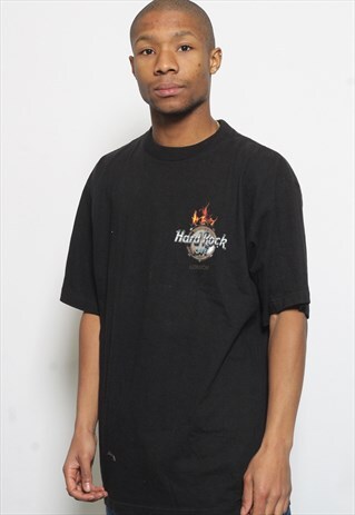 VINTAGE HARD ROCK CAFE LONDON T-SHIRT BLACK