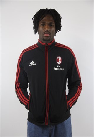 VINTAGE ADIDAS A.C. MILAN FOOTBALL JACKET