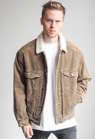 VINTAGE CORDUROY SHERPA JACKET