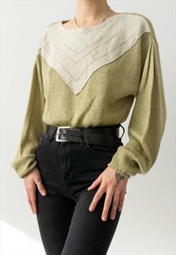 70s mint sweater