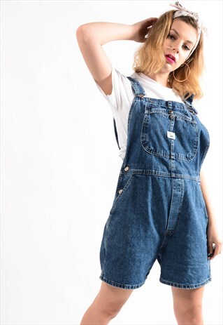 VINTAGE LEE DUNGAREE SHORTS