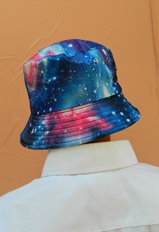 BLUE GALAXY BUCKET HAT