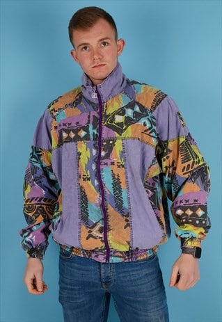 VINTAGE SHELL JACKET IN MULTI NJ635