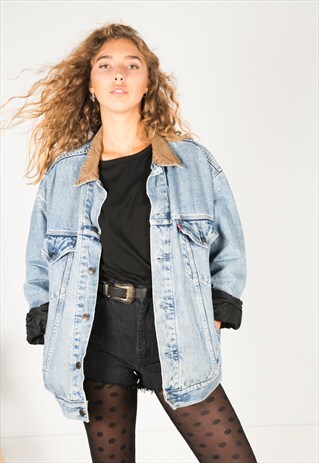VINTAGE 80S LEVIS WINTER BLANKET JACKET / R1100R004