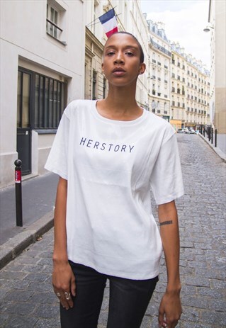 T-SHIRT HERSTORY BASIC - WHITE