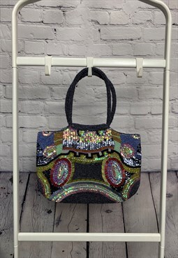 Beaded & Sequin Detail Handbag