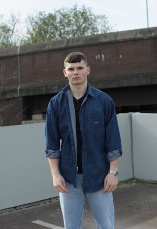 VINTAGE CALVIN KLEIN DENIM OVER SHIRT