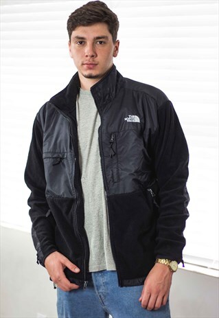 VINTAGE NORTH FACE JACKET DENALI FLEECE LOGO 90S XL 24.3