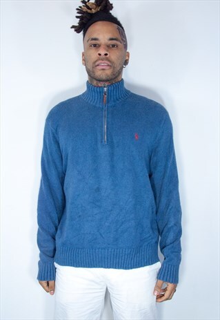 RALPH LAUREN 1/4 ZIP SWEATSHIRT