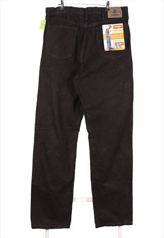 Wrangler 90's Denim Straight Leg Jeans / Pants 36 Black