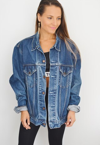 90'S LEVIS VINTAGE STONEWASHED DENIM JACKET