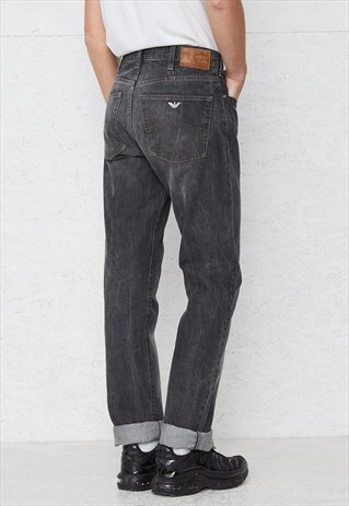 VINTAGE GREY ARMANI DENIM JEANS