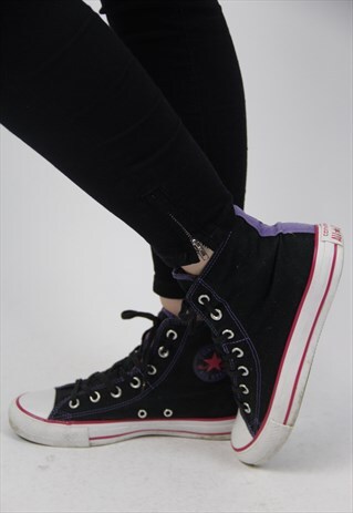 VINTAGE CONVERSE BLACK TRAINERS