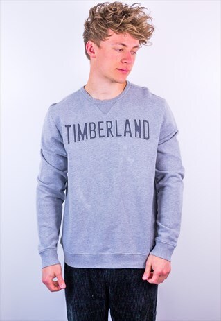 VINTAGE TIMBERLAND SWEATSHIRT IN GREY