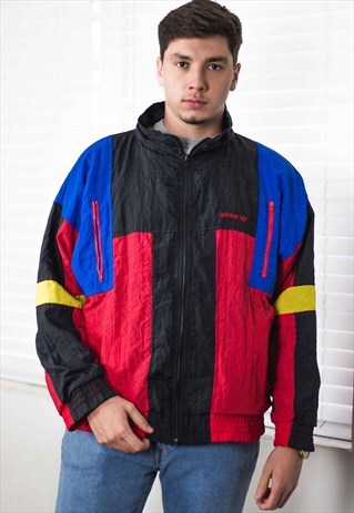 VINTAGE ADIDAS JACKET LOGO SILVER TAG 90S X 23