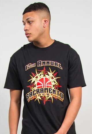 USA RETRO T-SHIRT SACRAMENTO SUMMER JAM BASKETBALL