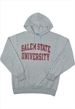 Vintage Champion Salem State University Hoodie Grey Medium