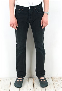 Vintage Mens 501 W30 L34 Straight Jeans Denim Pants Trousers