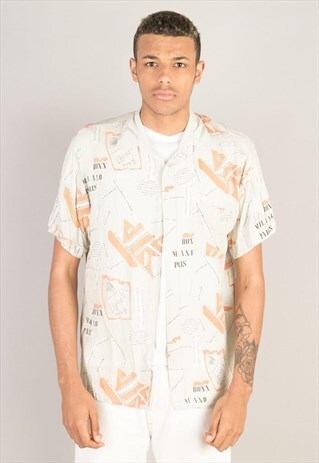 VINTAGE PATTERN SHIRT PTS448