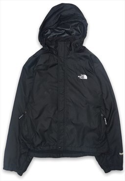Black The North Face shell hooded windbreaker jacket