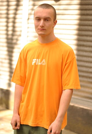 VINTAGE FILA SPELL OUT TSHIRT