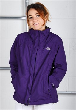 Vintage The North Face HyVent Jacket Purple Rain Coat Large