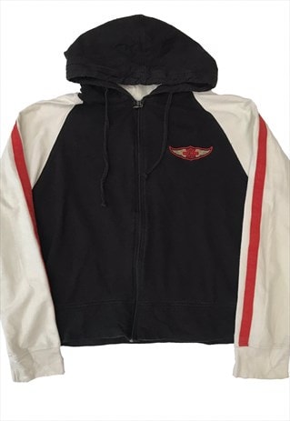 harley davidson cropped hoodie