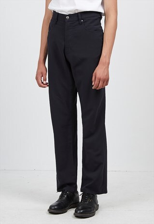 VINTAGE BLACK ARMANI TROUSERS BOTTOMS